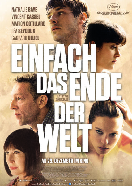 EINFACH DAS ENDE DER WELT – Plakat